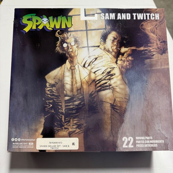 McFarlane Toys Spawn Sam & Twitch 7 inc Deluxe Figure Set - Picture 2 of 10